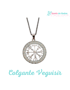 Colgante Vegvisir Plateado