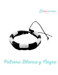 Pulsera Blanca y Negra