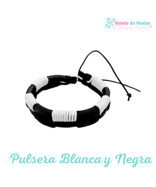 Pulsera Blanca y Negra