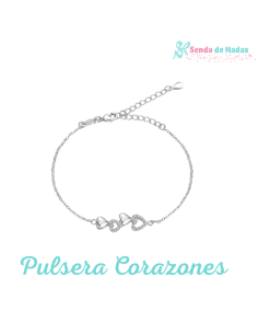 Pulsera Corazones