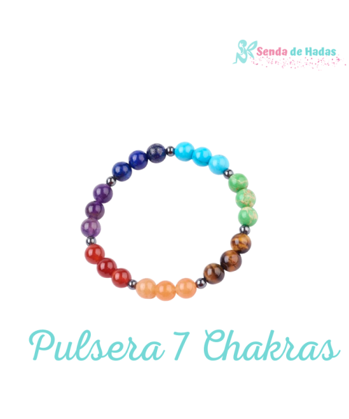 Pulsera Bolas 7 Chakras