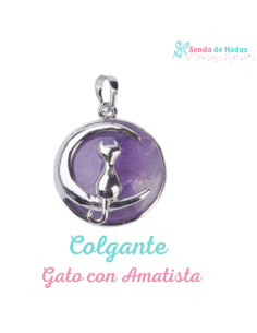 Colgante Gato con Amatista