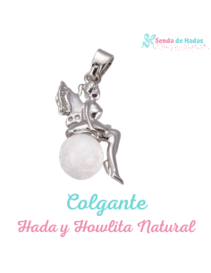 Colgante Hada con Howlita...