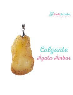 Colgante Ágata Ámbar