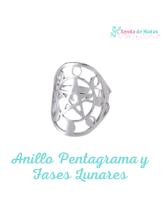 Anillo Pentagrama con Fases...