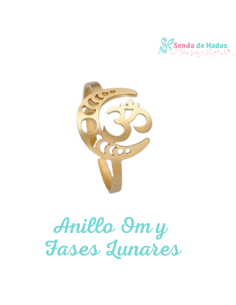 Anillo Om con Fases Lunares