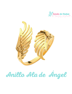 Anillo Ala de Angel, dorado