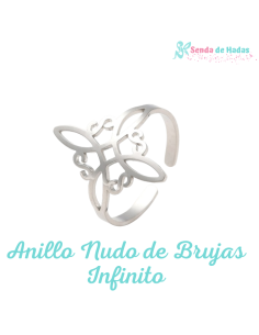 Anillo Nudo de Brujas Infinito