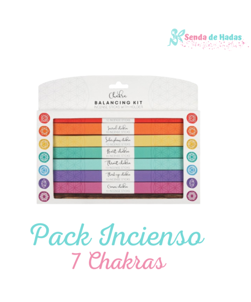 Pack Inciensos 7 Chakras Equilibrio