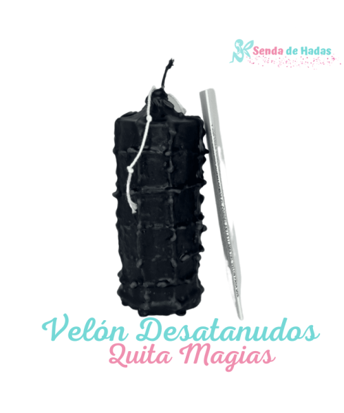 Velón Desatanudos Negro (Quita Magias)