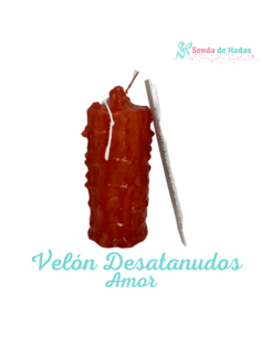 Velón Desatanudos Rojo (Amor)