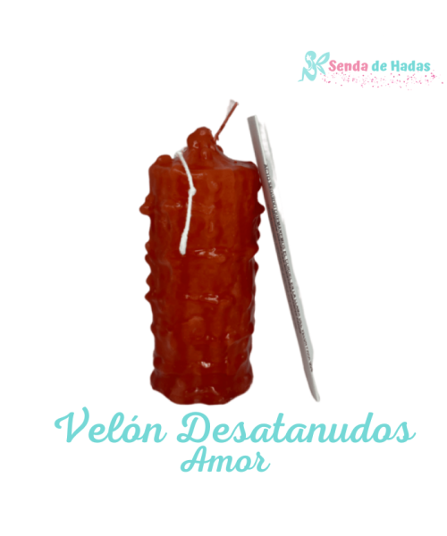 Velón Desatanudos Rojo (Amor)
