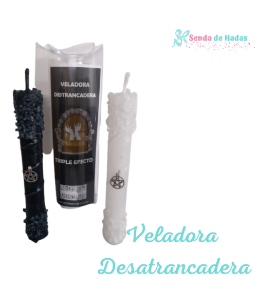 Veladora Desatrancadera blanca o...