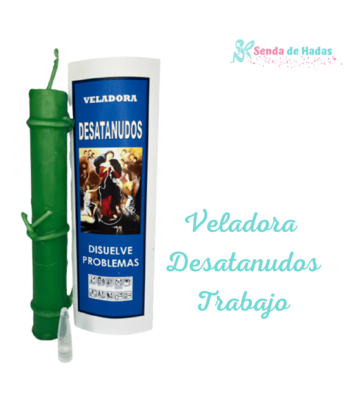 Veladora Desatanudos Verde (Trabajo)