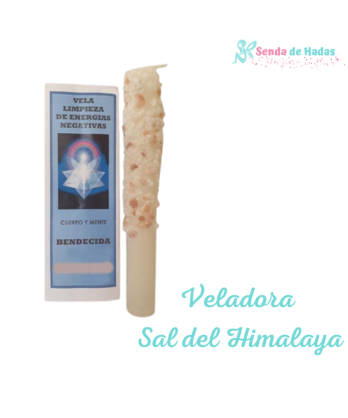Veladora Sal del Himalaya  (Purifica...