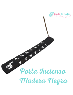Incensario Madera, negro