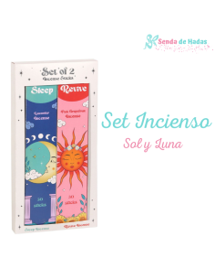 Set Incienso Sol y Luna