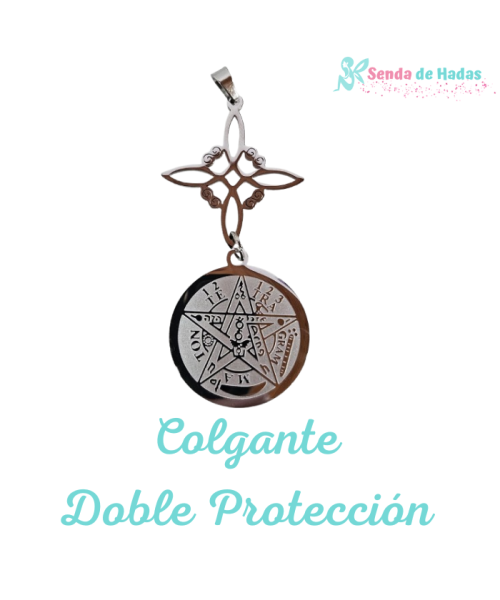 Colgante doble Protección, Nudo de...