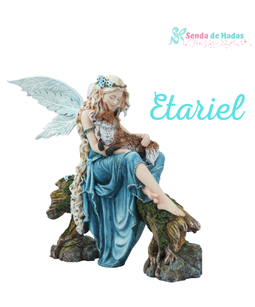 Hada Eteriel, con zorro, 31 cms