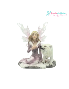 Hada Ross con Lobo 14cm