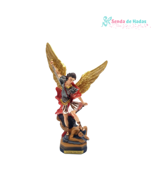 Arcángel San Miguel de color 20 cm