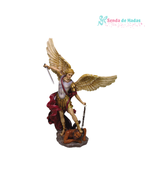 Arcangel San Miguel de 35 cms Color