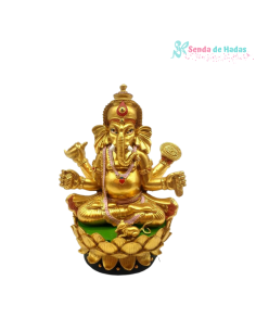 Ganesha Dorada sobre 17 cms