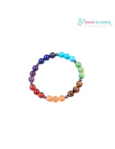 Pulsera Bolas 7 Chakras
