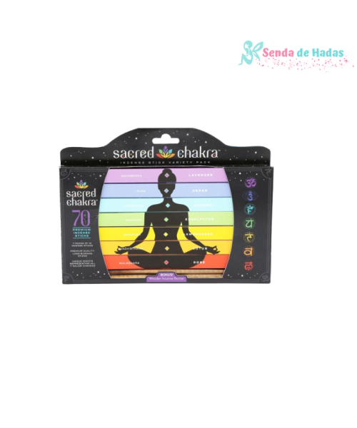Pack Inciensos 7 Chakras Sagrados