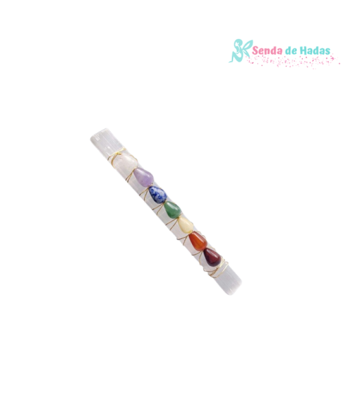 Selenita 7 Chakras, 15 cms