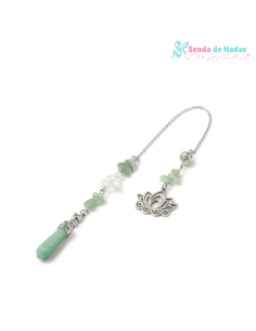 Péndulo Aventurina con Flor...