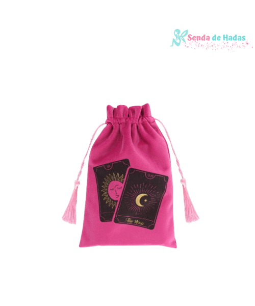Bolsa Pink, para cartas Tarot (Sol y...