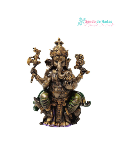Ganesha 20 cms, bronce