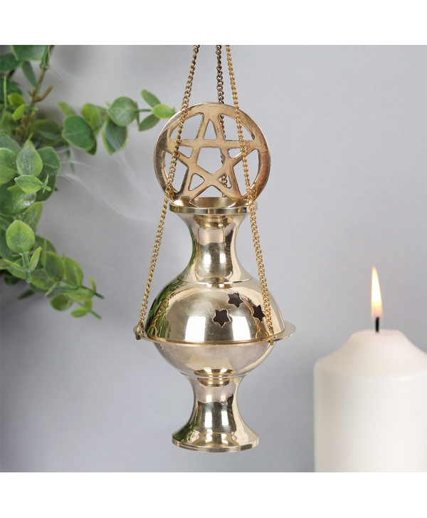 Incensario Pentagrama, colgante